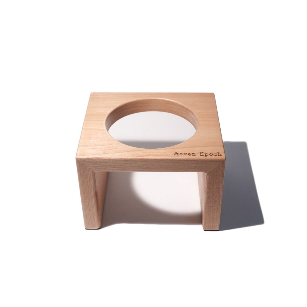 Solid Wood Cat Bowl Stand – Single or Double | Aevan Epoch