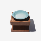 Solid Wood Cat Bowl Stand – Single or Double | Aevan Epoch