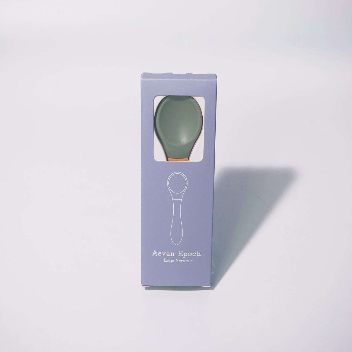 Silicone Cat Food Spoon with Beechwood Handle | Aevan Epoch