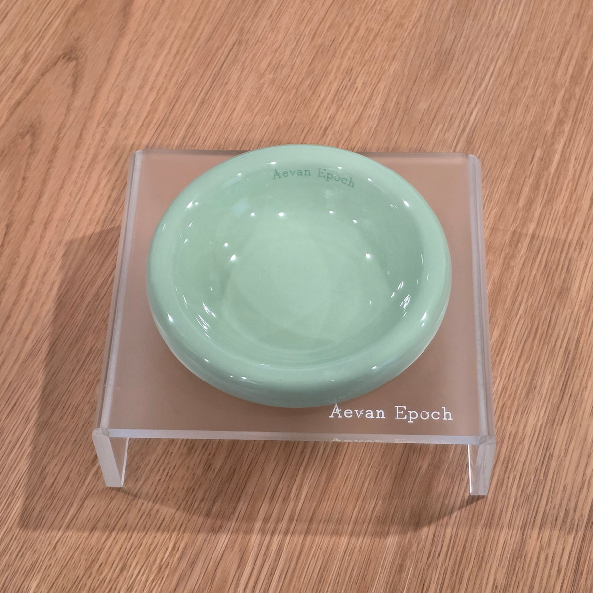 Frosted Acrylic Cat Bowl Stand | Aevan Epoch