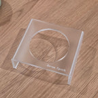 Frosted Acrylic Cat Bowl Stand | Aevan Epoch