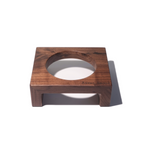 Solid Wood Cat Bowl Stand – Single or Double | Aevan Epoch