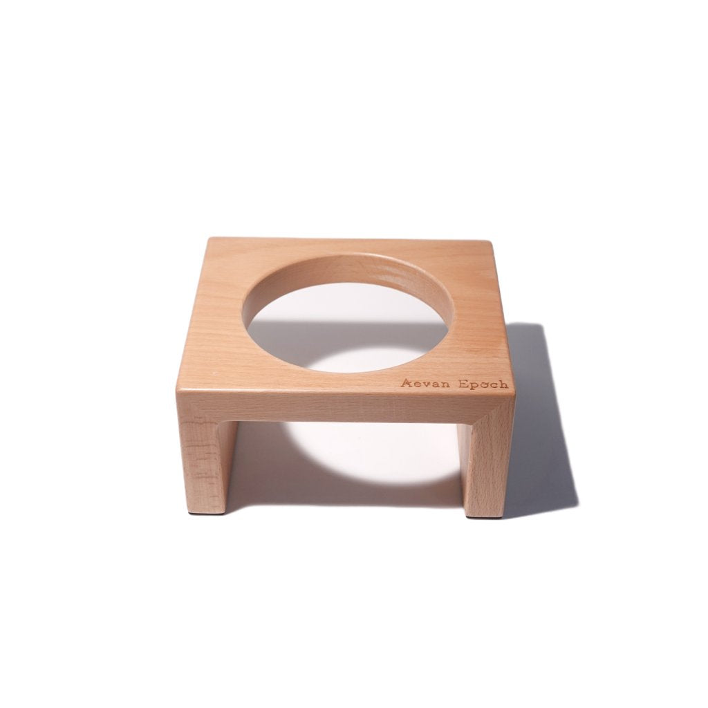 Solid Wood Cat Bowl Stand – Single or Double | Aevan Epoch