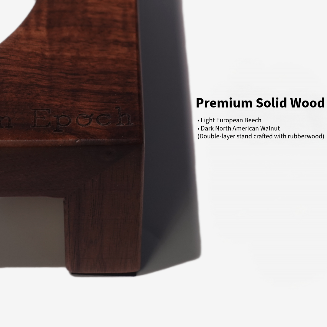 Solid Wood Cat Bowl Stand – Single or Double | Aevan Epoch